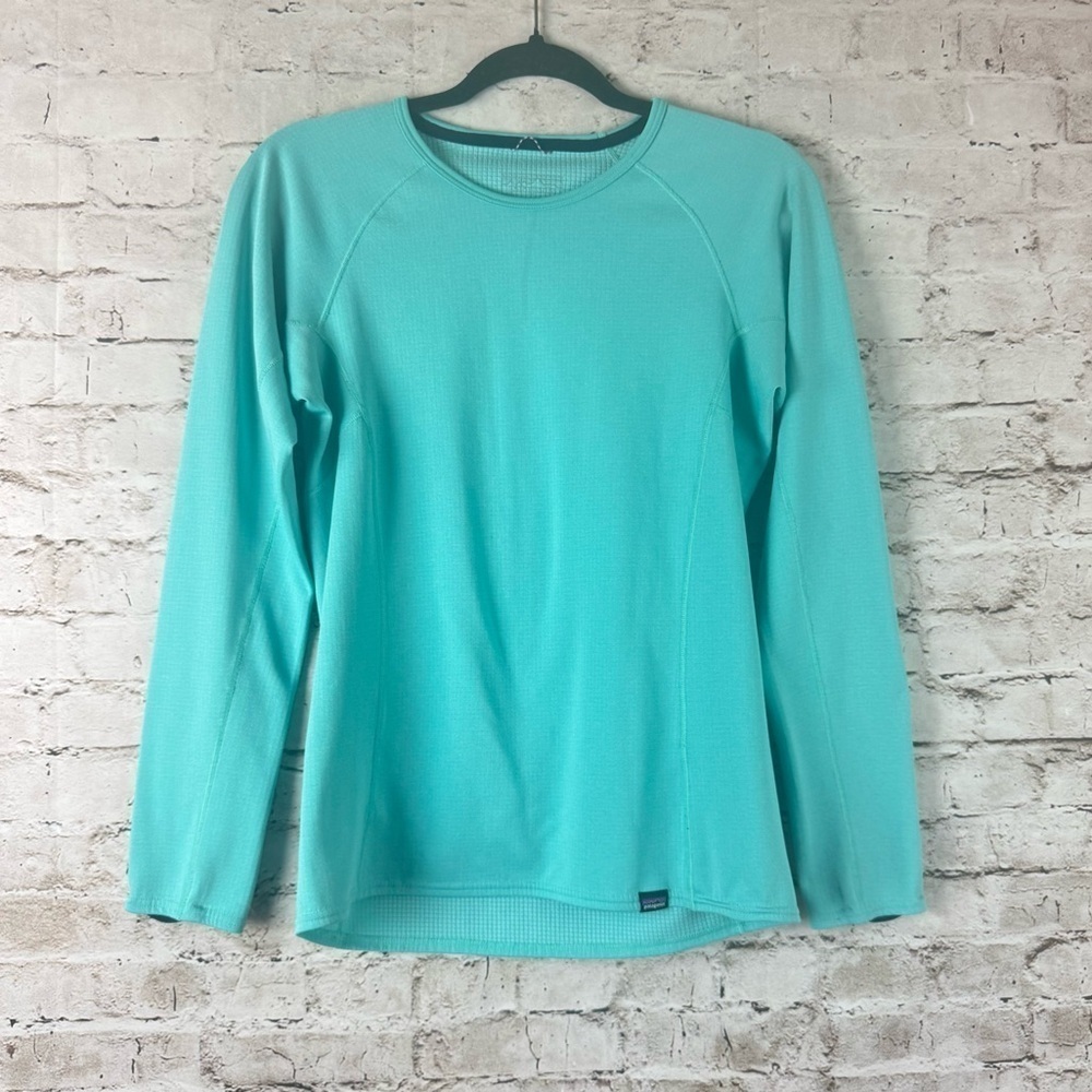 Patagonia Women's Small Capilene Midweight Crew Long Sleeve 44436 Baselayer S